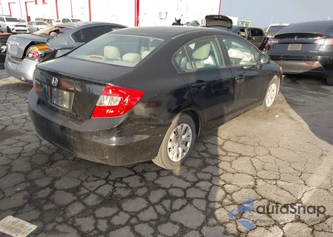 2012 Honda Civic Lx from USA, damaged, VIN 19XFB2F53CE383141